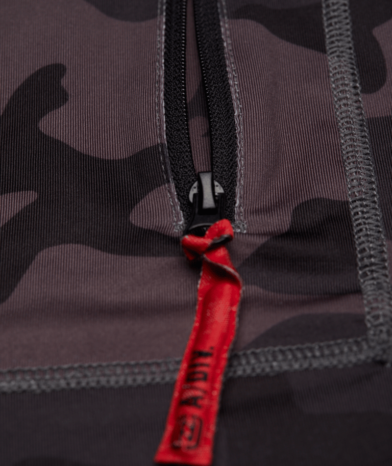 Billabong Strike Mission Hooded Rashie in BLACK CAMO