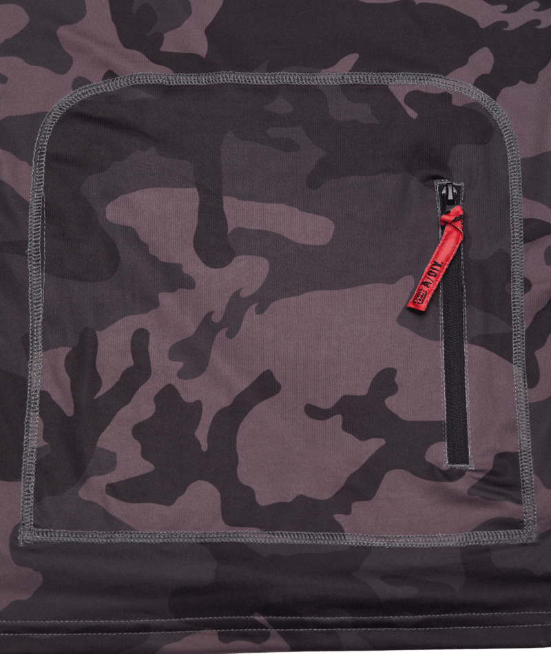 Billabong Strike Mission Hooded Rashie in BLACK CAMO