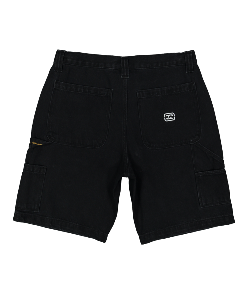 Billabong Bad Dog Workwear Short in WASHED BLACK