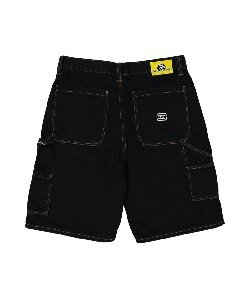Billabong Bad Dog Workwear Short in WASHED BLACK