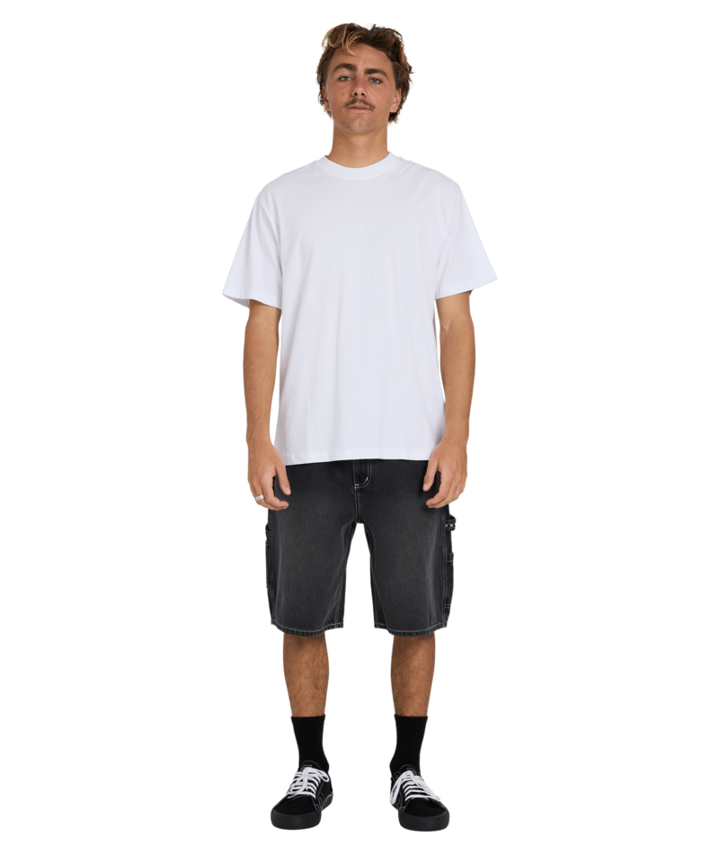 Billabong Bad Dog Workwear Short in WASHED BLACK