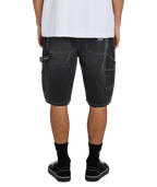 Billabong Bad Dog Workwear Short in WASHED BLACK