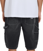 Billabong Bad Dog Workwear Short in WASHED BLACK