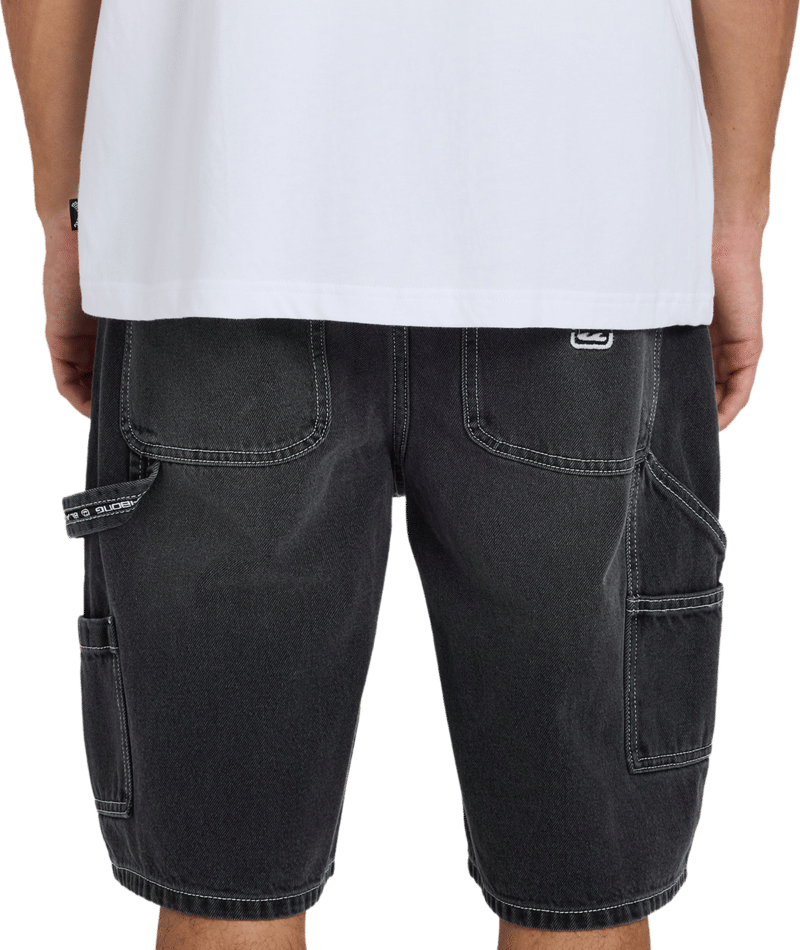 Billabong Bad Dog Workwear Short in WASHED BLACK