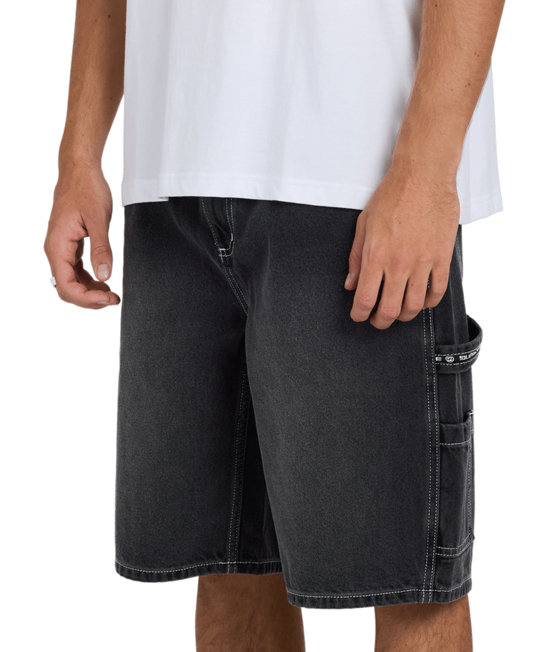 Billabong Bad Dog Workwear Short in WASHED BLACK