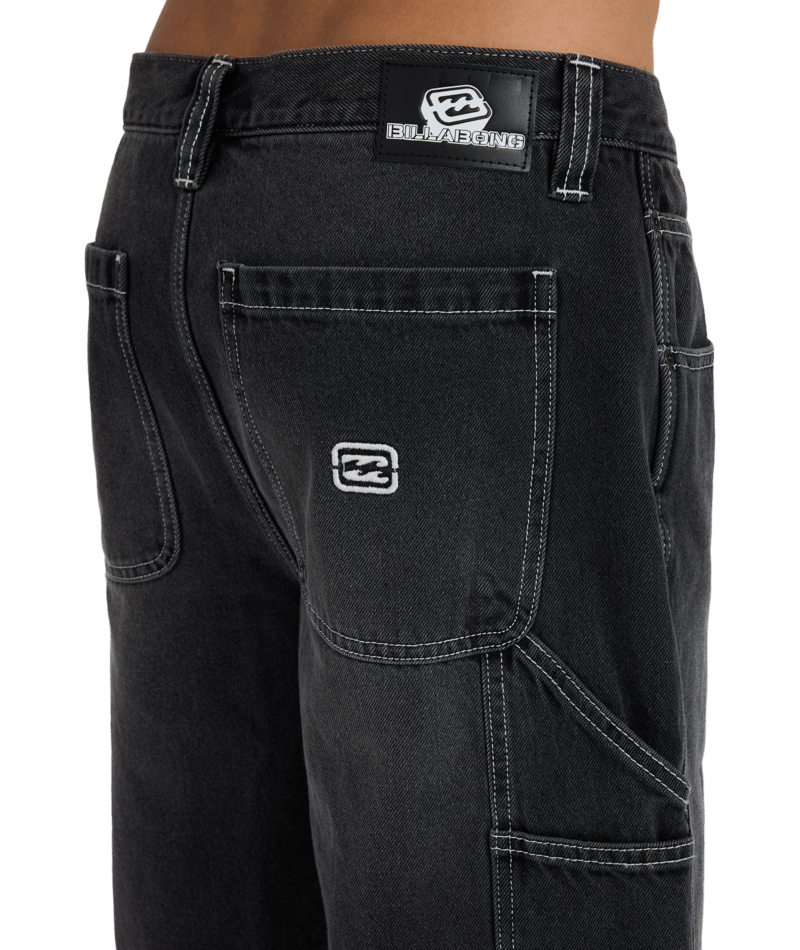 Billabong Bad Dog Workwear Short in WASHED BLACK