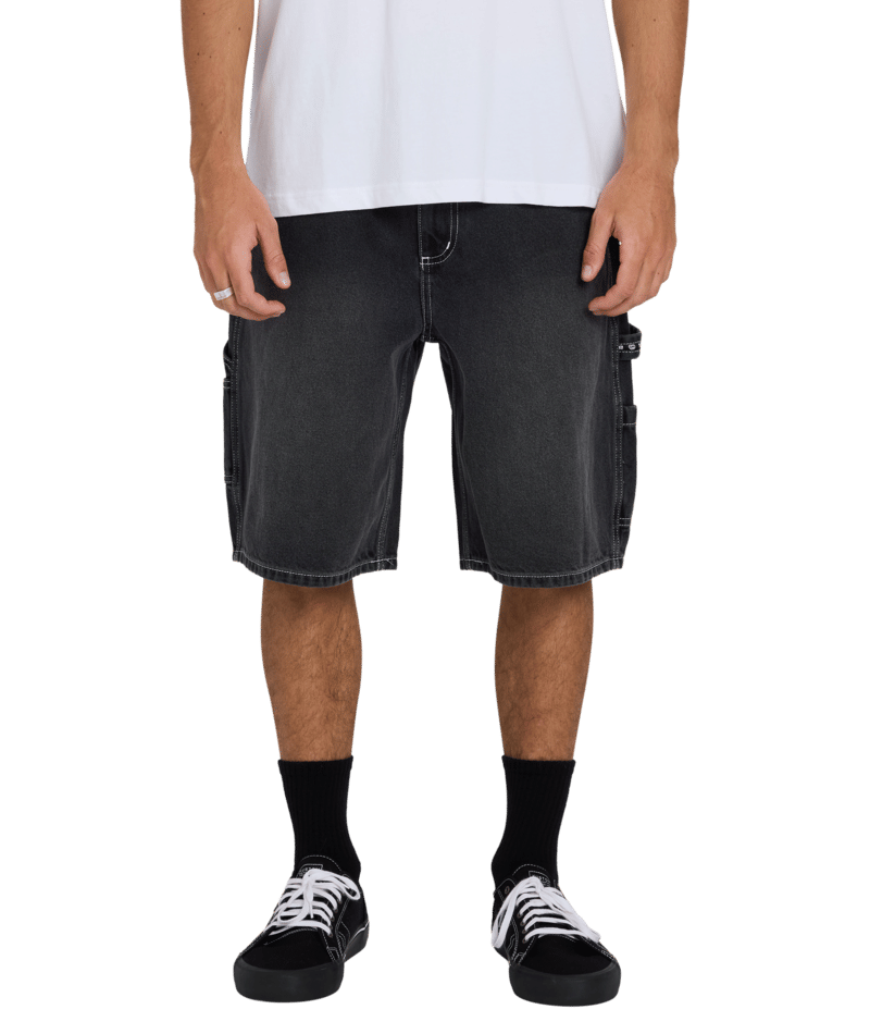 Billabong Bad Dog Workwear Short in WASHED BLACK