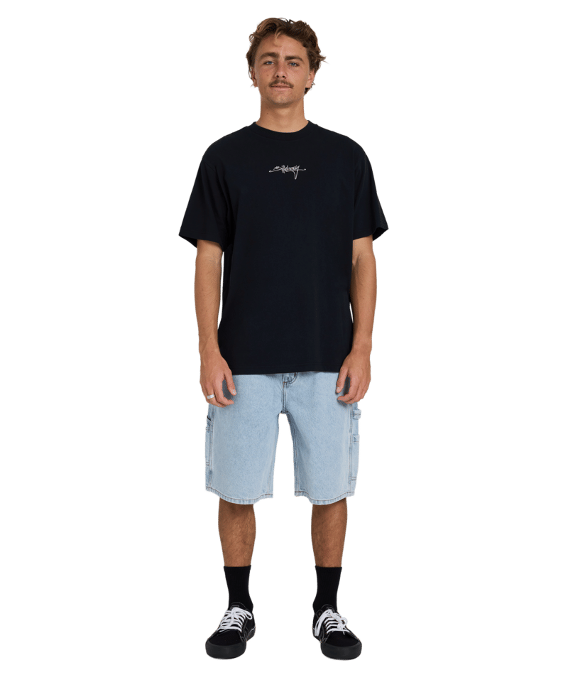 Billabong Identified Tee in WASHED BLACK