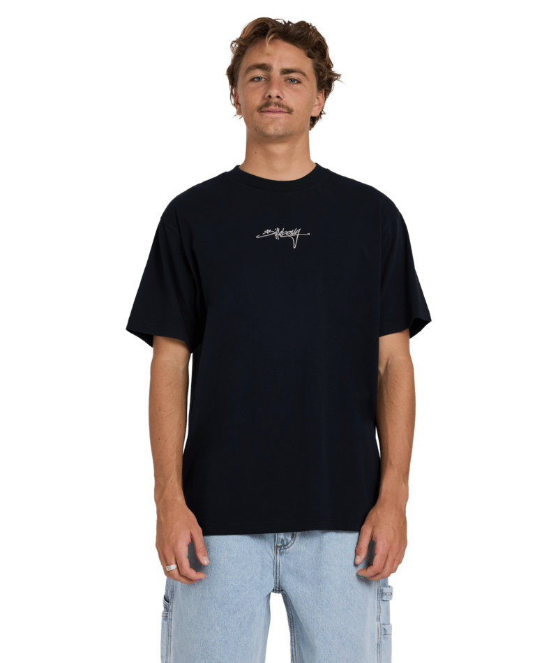 Billabong Identified Tee in WASHED BLACK