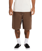 Volcom Billow Denim Short in BROWN STONE