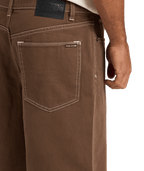 Volcom Billow Denim Short in BROWN STONE