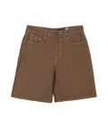 Volcom Billow Denim Short in BROWN STONE