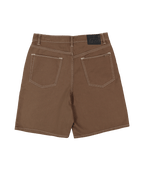 Volcom Billow Denim Short in BROWN STONE