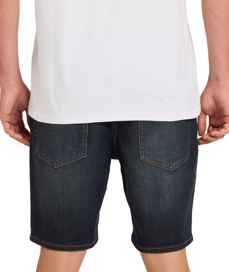 Volcom Solver Denim Short in NEW VINTAGE BLUE