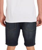 Volcom Solver Denim Short in NEW VINTAGE BLUE