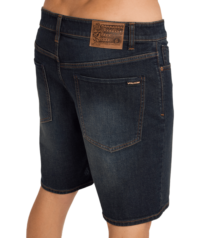 Volcom Solver Denim Short in NEW VINTAGE BLUE