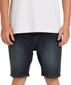 Volcom Solver Denim Short in NEW VINTAGE BLUE