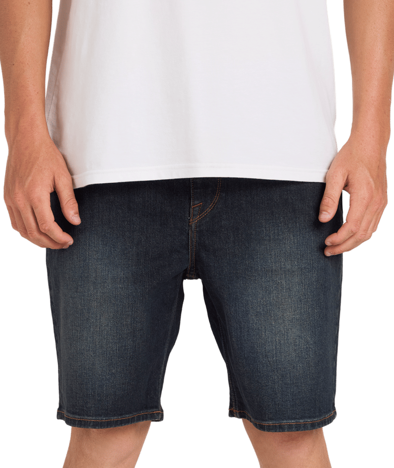 Volcom Solver Denim Short in NEW VINTAGE BLUE