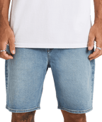 Volcom Solver Denim Short in OLD TOWN INDIGO