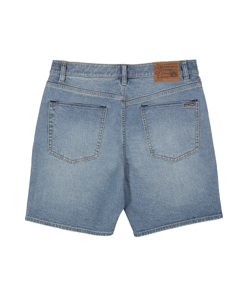 Volcom Solver Denim Short in OLD TOWN INDIGO