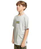 Quiksilver Crossed Out Ss Yth in GRAY VIOLET
