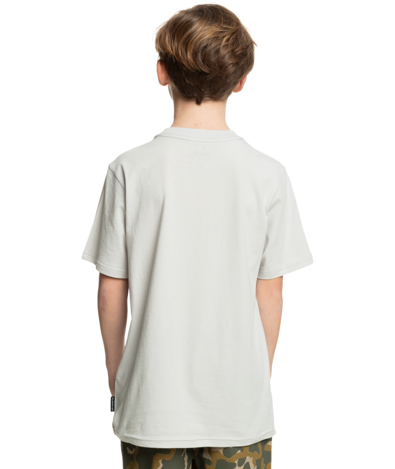Quiksilver Crossed Out Ss Yth in GRAY VIOLET