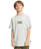 Quiksilver Crossed Out Ss Yth in GRAY VIOLET