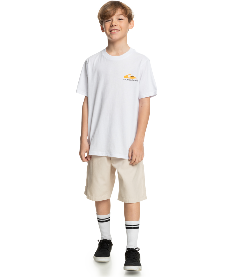 Quiksilver Fun Zone Ss Yth in WHITE