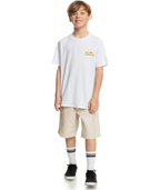 Quiksilver Fun Zone Ss Yth in WHITE