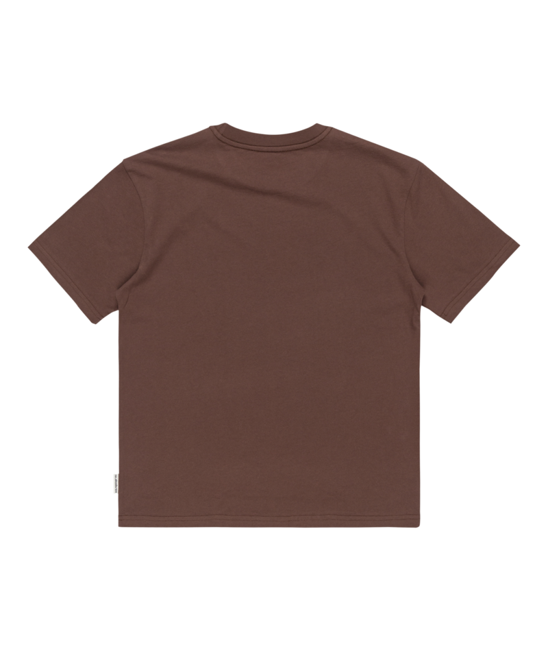 Quiksilver Hazard Ss Yth in BROWN STONE