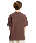 Quiksilver Hazard Ss Yth in BROWN STONE