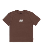Quiksilver Hazard Ss Yth in BROWN STONE