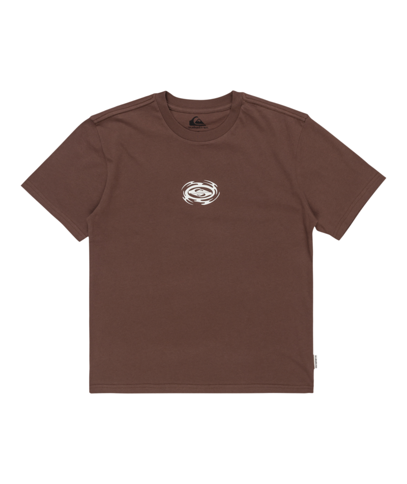 Quiksilver Hazard Ss Yth in BROWN STONE