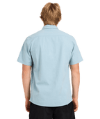 Quiksilver Classic Stretch Shirt Ss in STONE BLUE