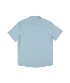 Quiksilver Classic Stretch Shirt Ss in STONE BLUE