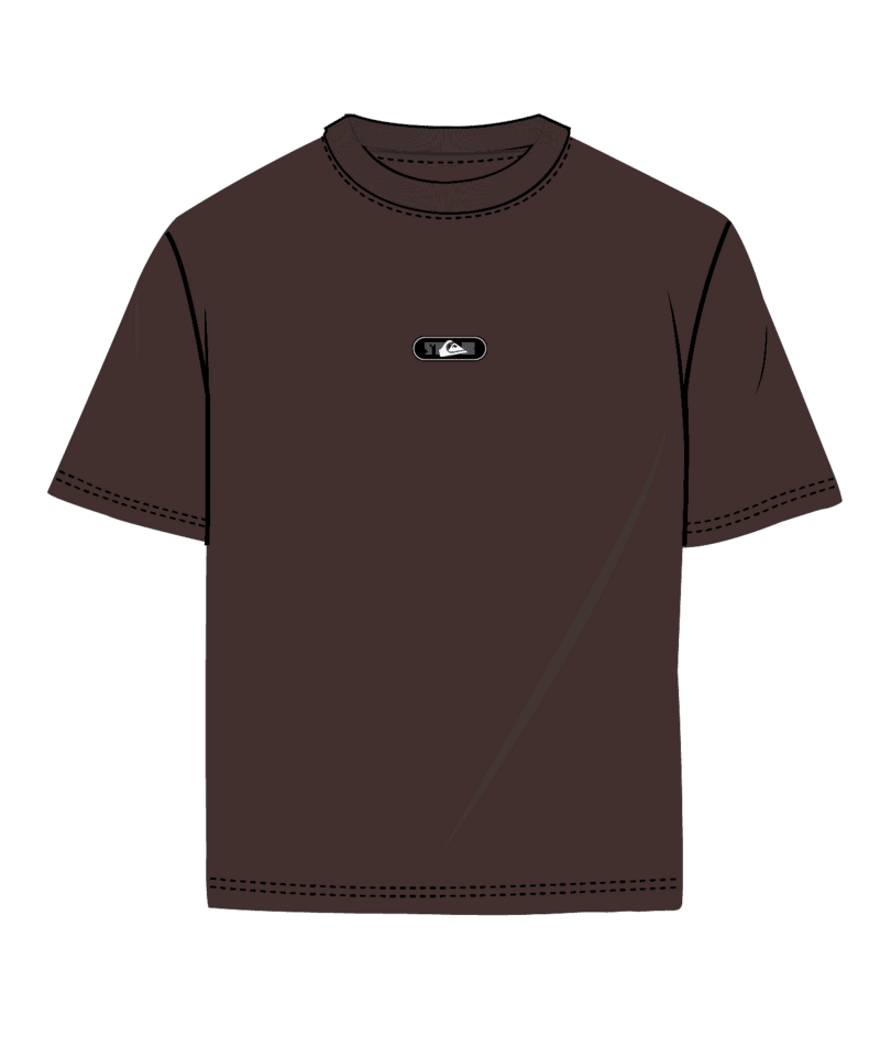 Quiksilver Stab Logo Ss Tee in COFFEE BEAN