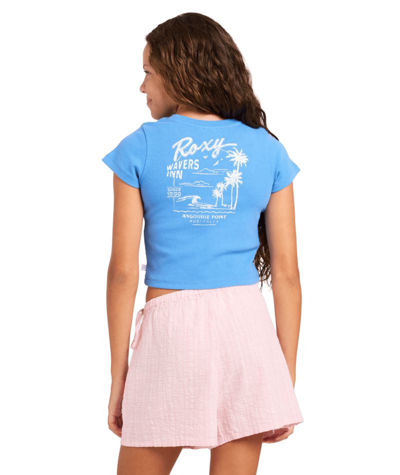 Roxy Rg Roxy Wavers Ss Top in MARINA