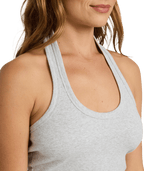 Roxy Base Rib Halter in GREY MARLE