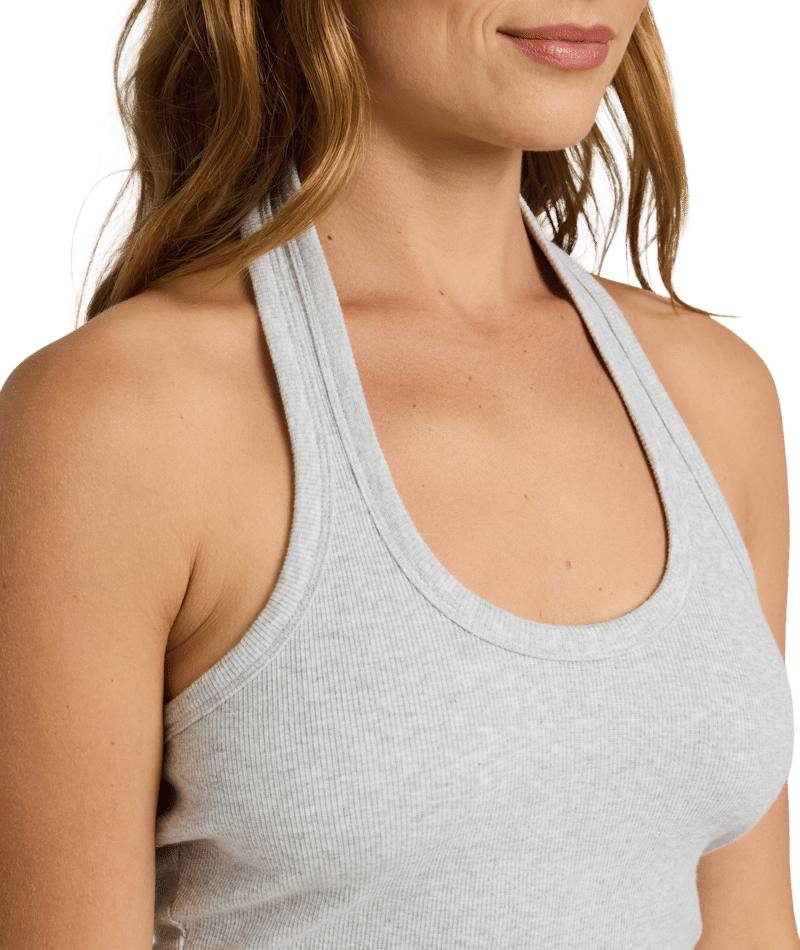 Roxy Base Rib Halter in GREY MARLE