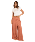 Roxy Costa Check Pant in CHUTNEY