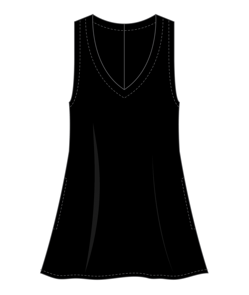 Roxy Sun Charm Dress in BLACK