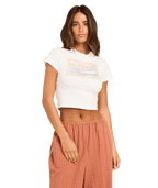 Roxy Stowaway Baby Tee in CLOUD DANCER