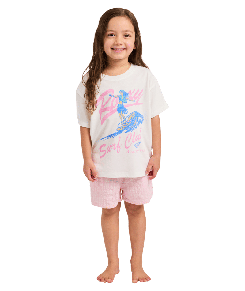 Roxy Tw Hula Wave Rider Ss Tee in CLOUD DANCER