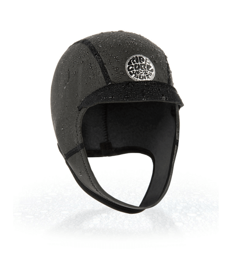 Rip Curl Dawn Patrol 2mm Surf Cap in BLACK