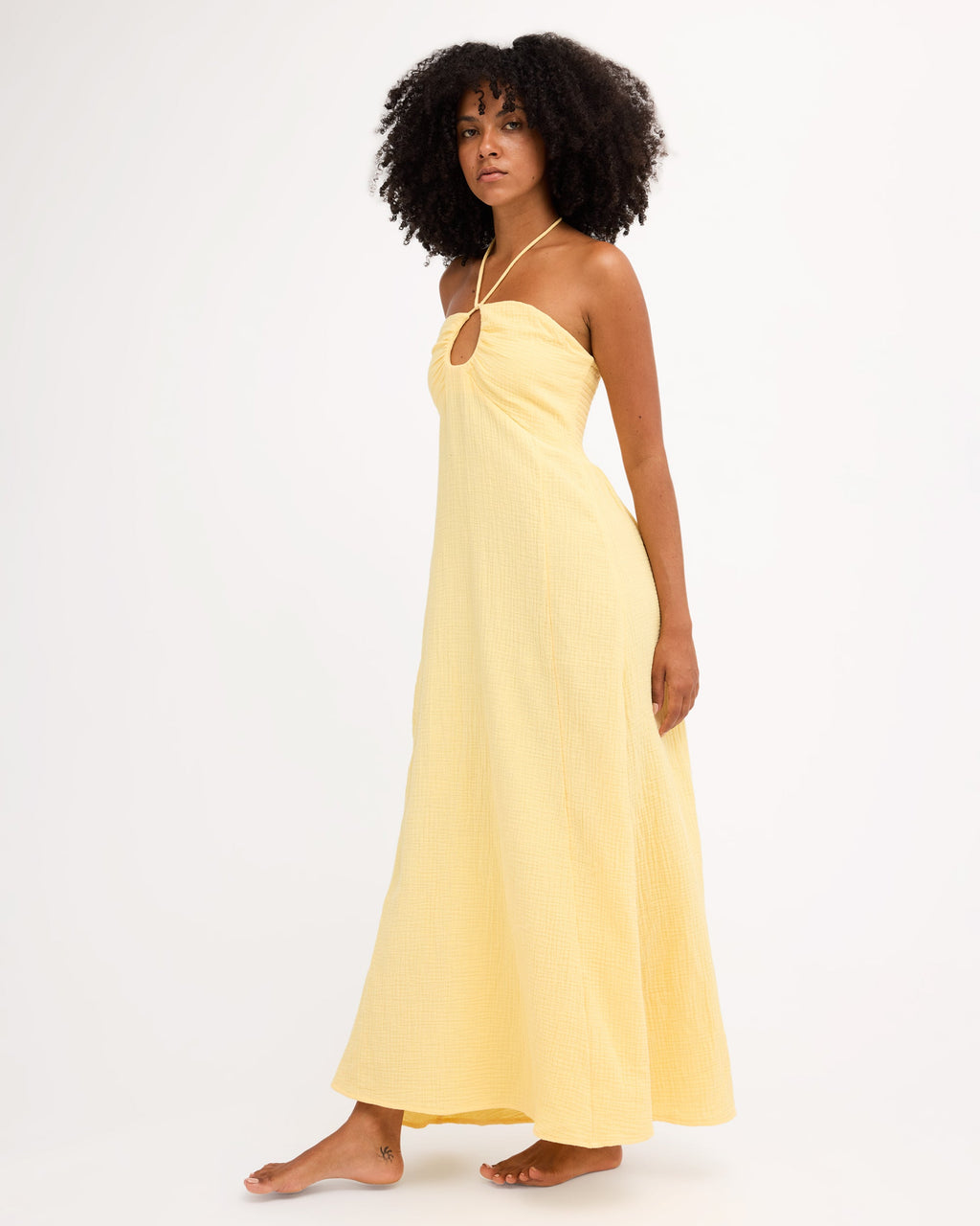 Billabong Womens Sway Away Maxi Dress in SUNLIGHT