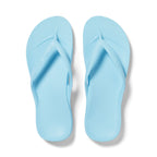 Archies Footwear Arch Support Thongs - Classic - Sky Blue in Single