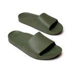 Archies Footwear Arch Support Slides - Classic - Olive in Single