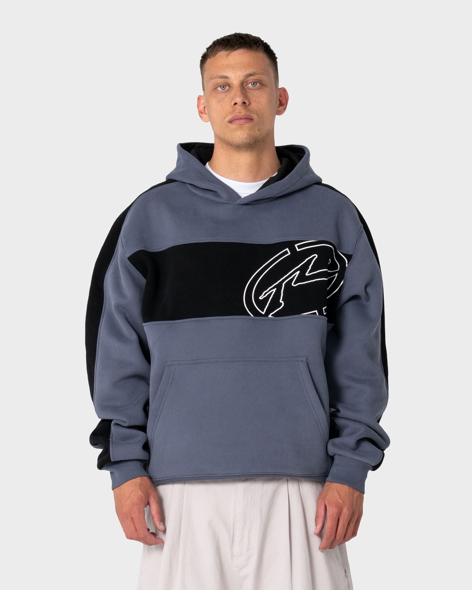Rusty KILL SWITCH HOODED FLEECE in STEEL