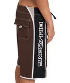 Billabong Mens Spec Dbah Bio Wave Pro 21" Boardshorts in Dark Brown