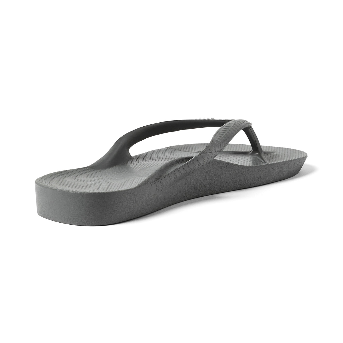 Archies Footwear Arch Support Thongs - Classic - Charcoal in Single